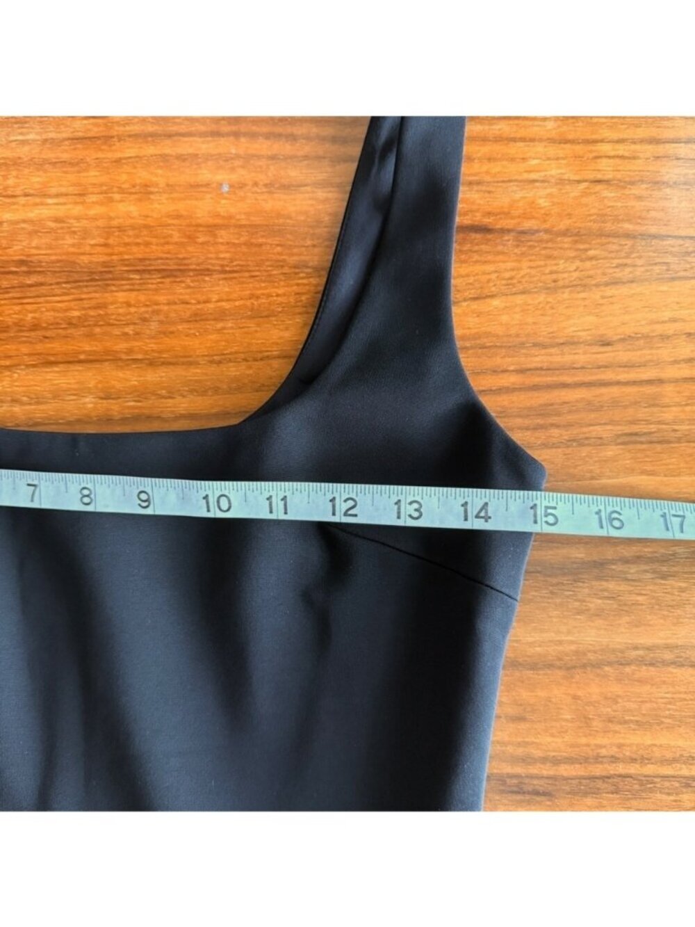 CUSHNIE Black Square Neck Ruched Side Slit Dress sz 0 - Picture 13 of 16